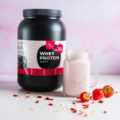 Whey Protein shake Strawberry Milkshake